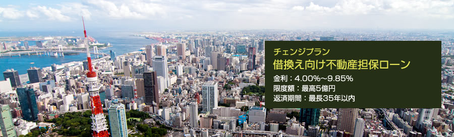 借換え向け不動産担保ローン